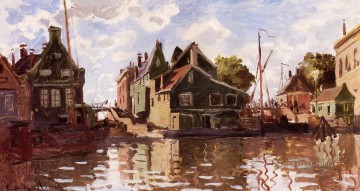 Canal en Zaandam Claude Monet Pinturas al óleo